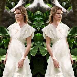 NWT Tory Burch Susanna daisy midi dress, size 4